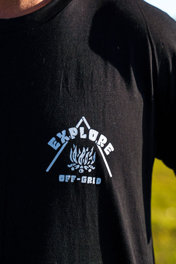 Life's Better Off Grid Tee - Black