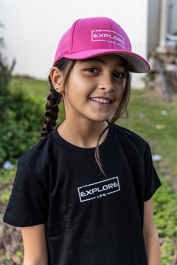 Explore KIDS Lifestyle Hat - Dark Pink
