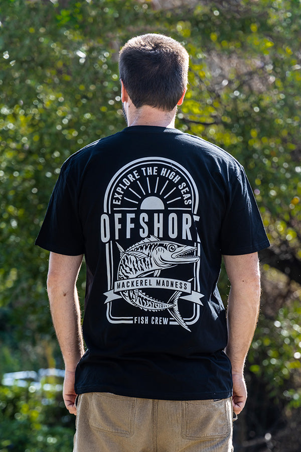 Mackerel Madness Tee - Black