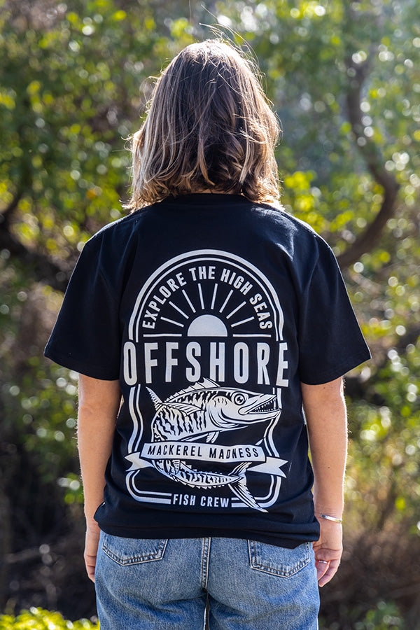 Mackerel Madness Tee - Black