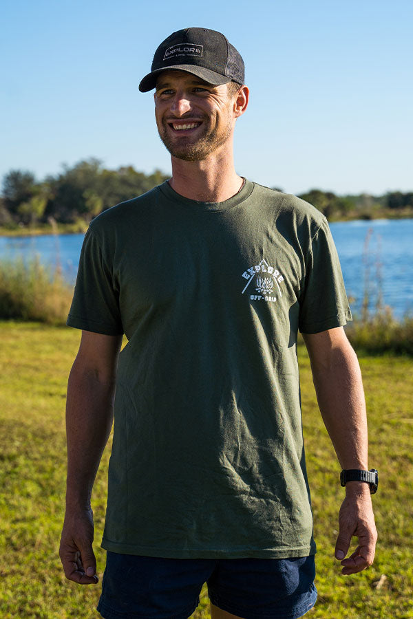 Life's Better Off Grid Tee - Cyprus