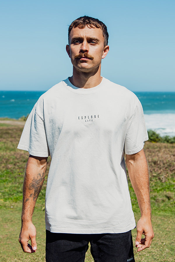 Explore Life Premium Tee - Bone