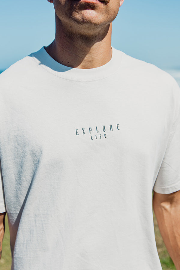 Explore Life Premium Tee - Bone
