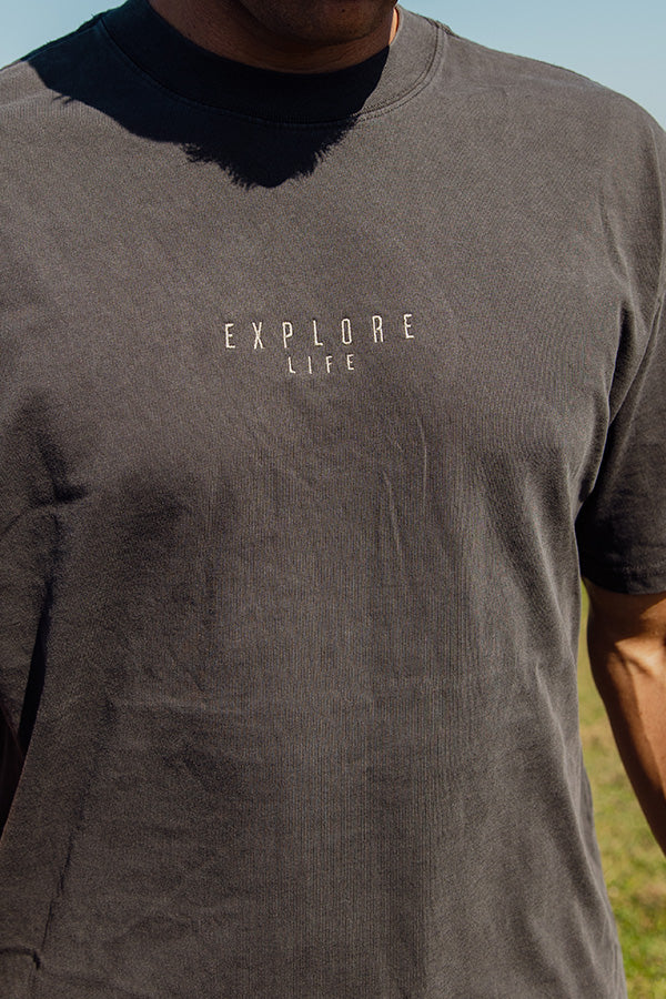 Explore Life Premium Tee - Coal