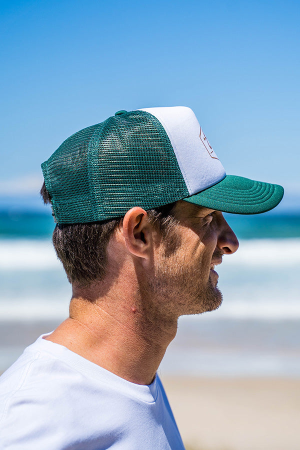 Explore Script Foam Trucker - Green