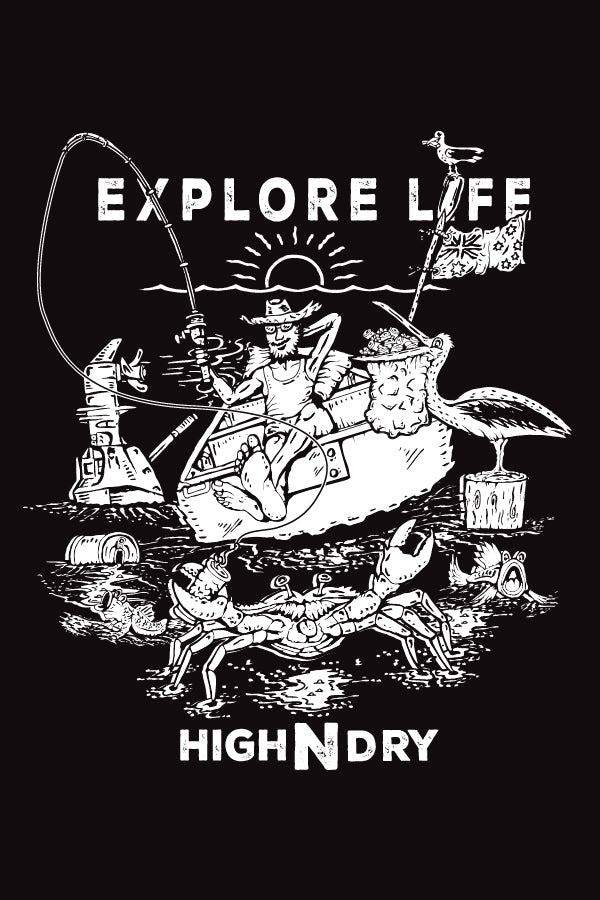 High n Dry Tee - Black