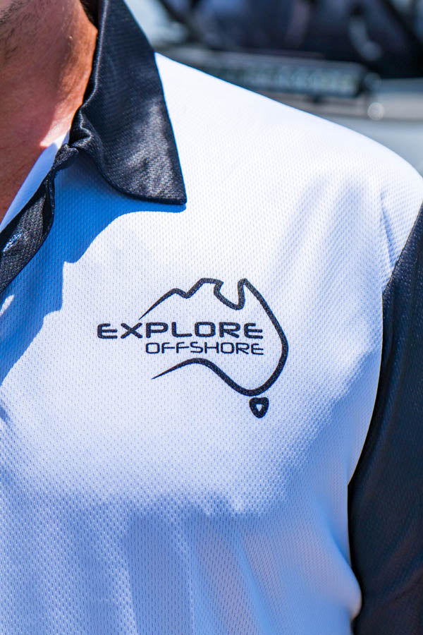 Signature Marlin - Fishing Shirt - White