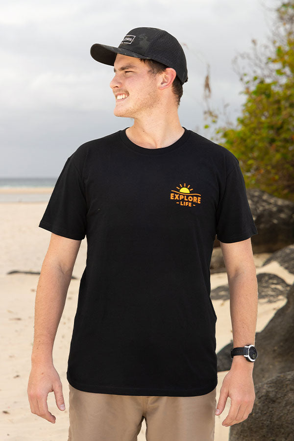 Explore Summer Tee - Black