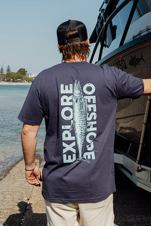 Mac Attack - Classic Tee - Midnight Blue