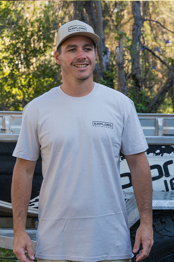 Explore Offshore Tee - Bone
