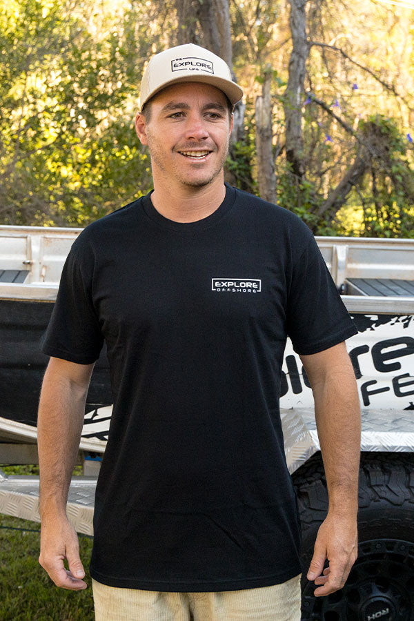 Explore Offshore Tee - Black