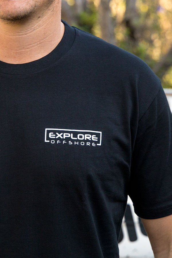 Explore Offshore Tee - Black