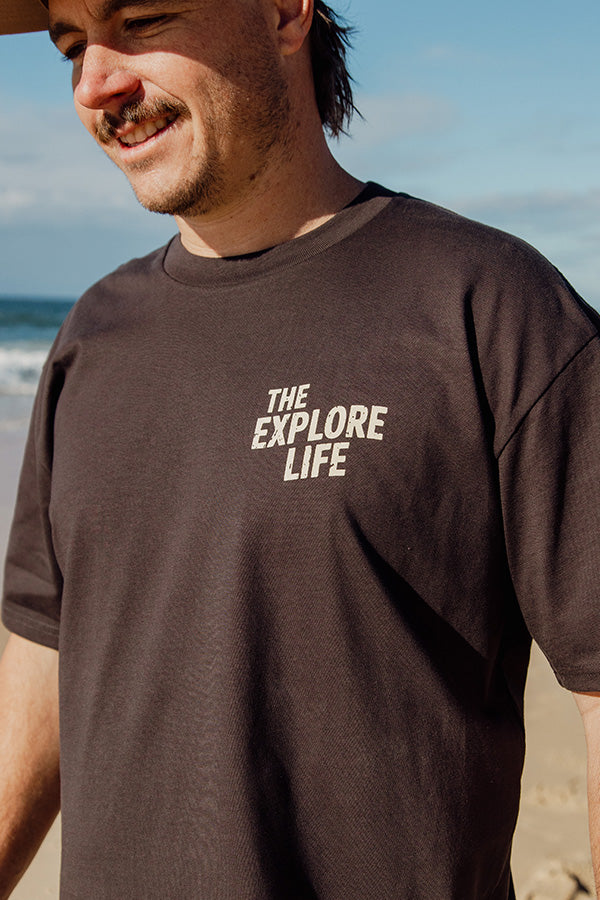 Palm Horizon - Classic Tee - Coal