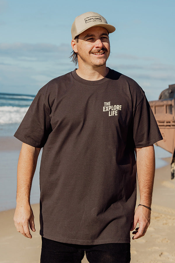 Palm Horizon - Classic Tee - Coal