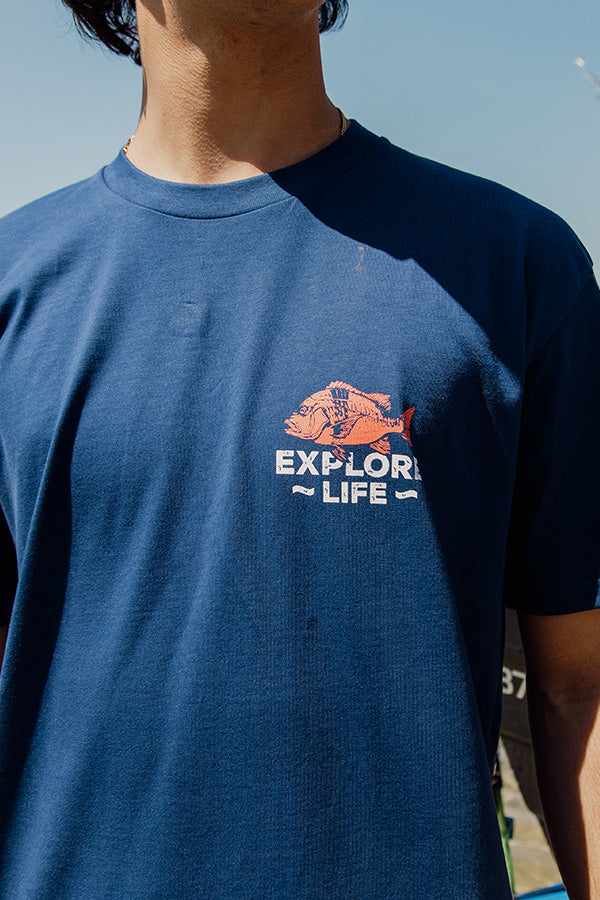 Red Emperor - Classic Tee - Cobalt
