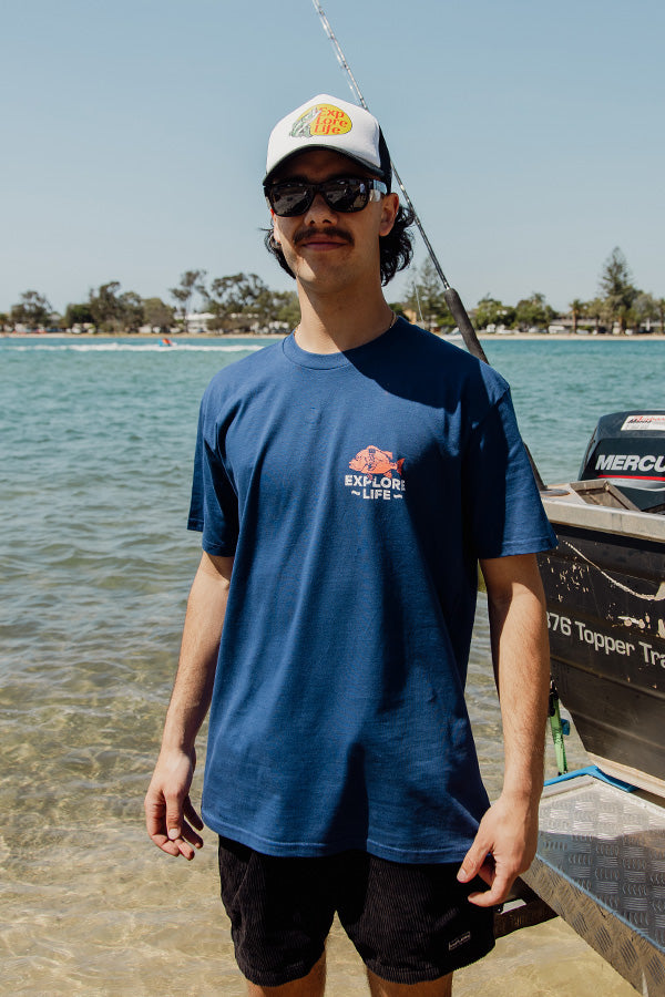 Red Emperor - Classic Tee - Cobalt