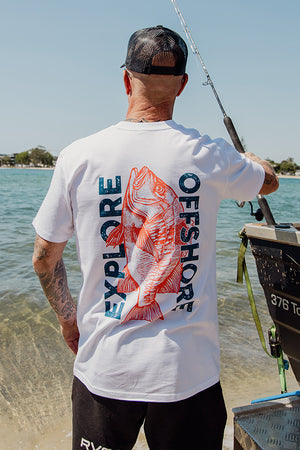 Red Emperor - Classic Tee - White