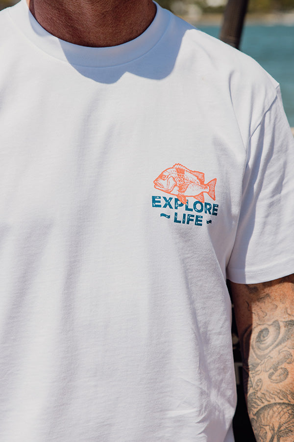 Red Emperor - Classic Tee - White
