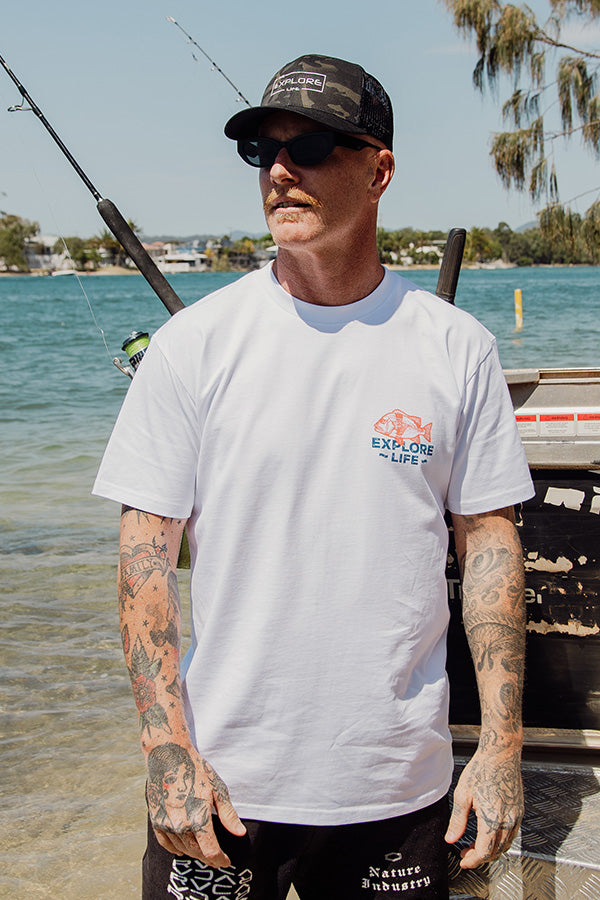Red Emperor - Classic Tee - White