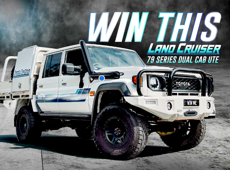 WIN The Just Autos 79 LandCruiser, 1 day Membership + 40x Free Entries