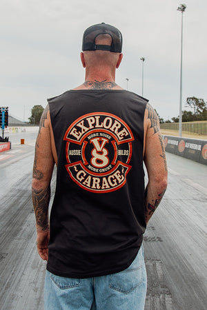 V8 Garage Tank - Coal