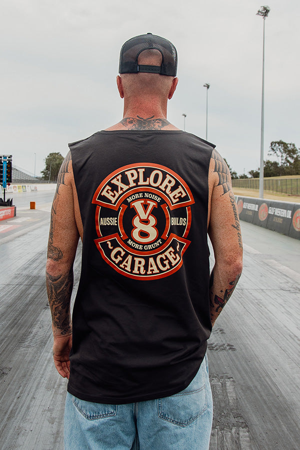 V8 Garage Tank - Coal