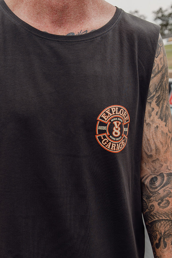 V8 Garage Tank - Coal