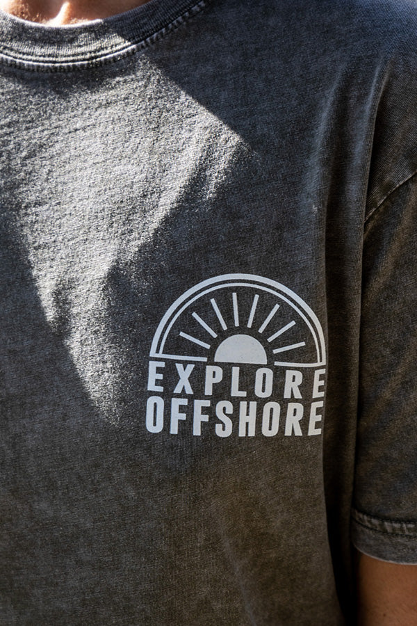 Mackerel Madness Tee - Moss Stonewash