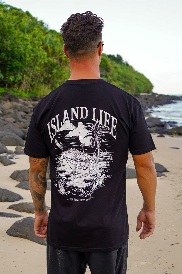 Island Life Tee - Black