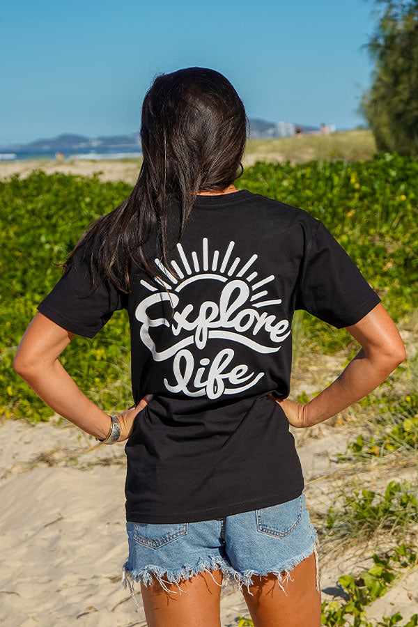 Sunny Days Tee - Black