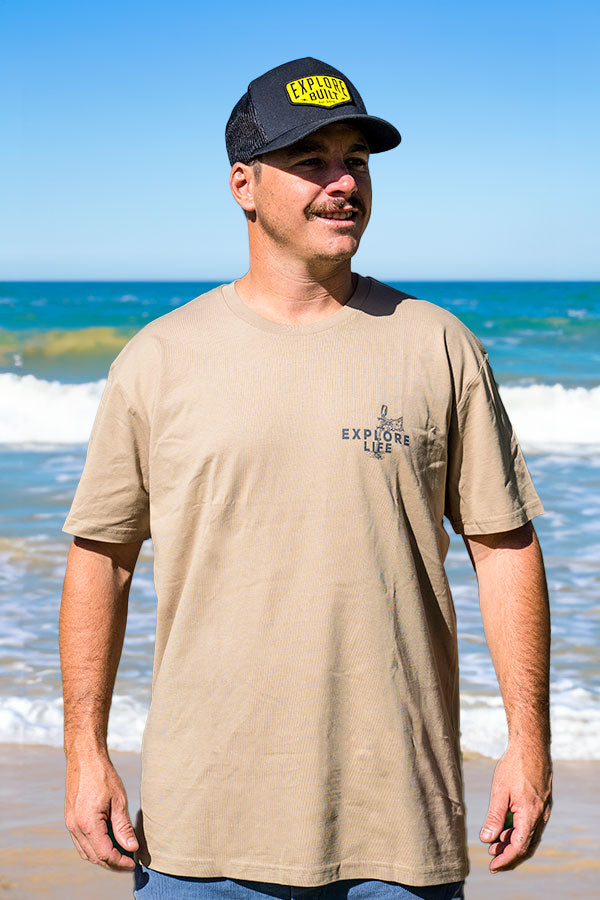 High n Dry Tee - Sand