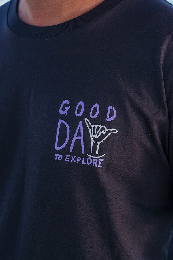 Good Day To Explore - Tee - Coal