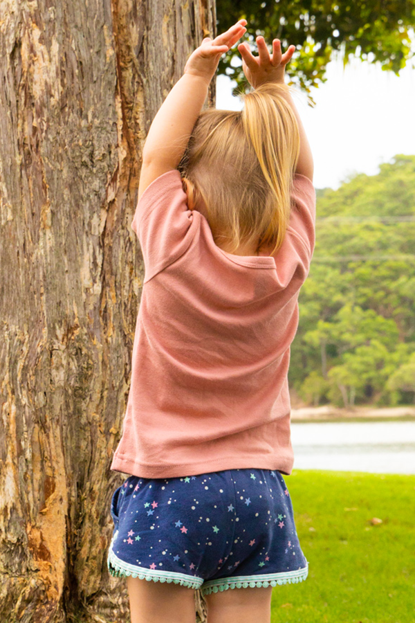 Little Explorer Tee - PALE PINK