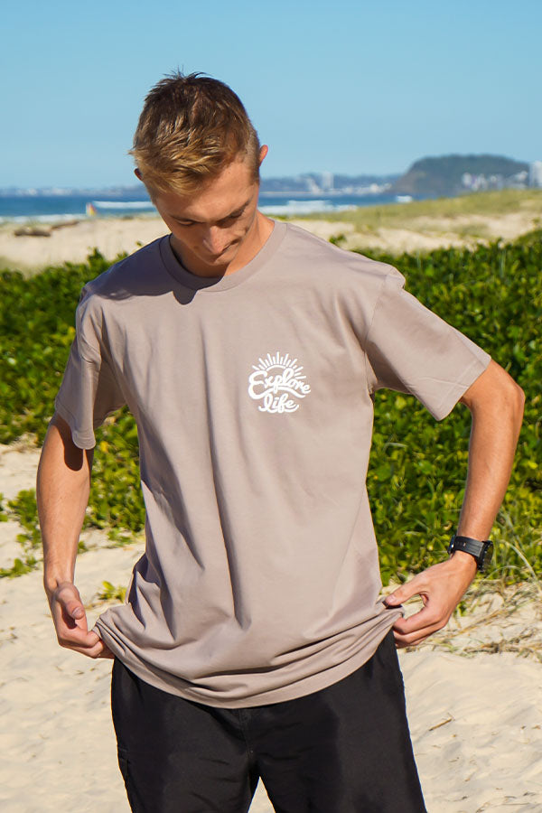 Sunny Days Tee - Mushroom