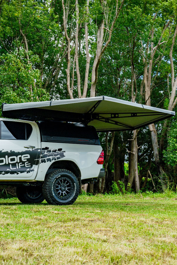 The Explore Life 270 XT Awning By The Bush Company