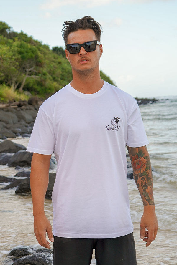 Island Life Tee - White