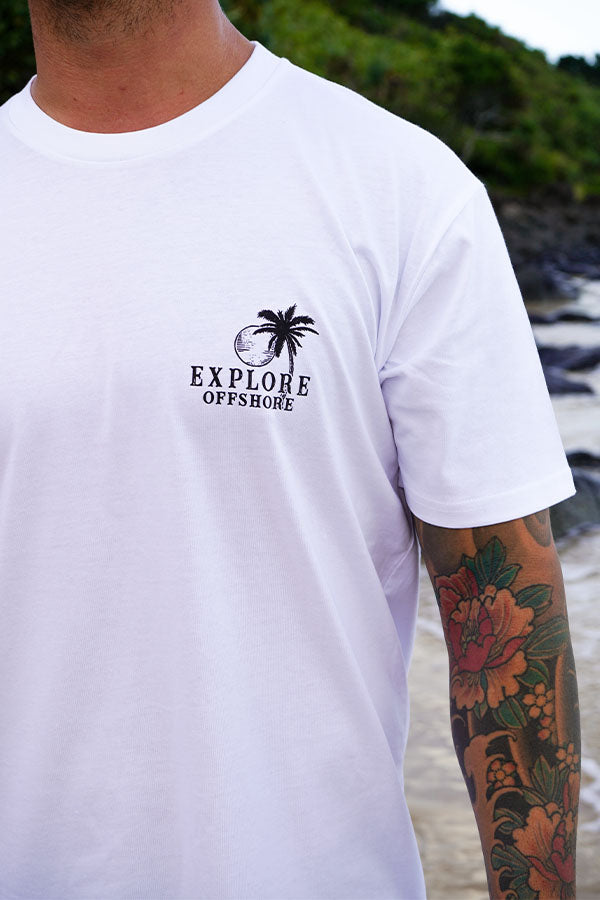 Island Life Tee - White