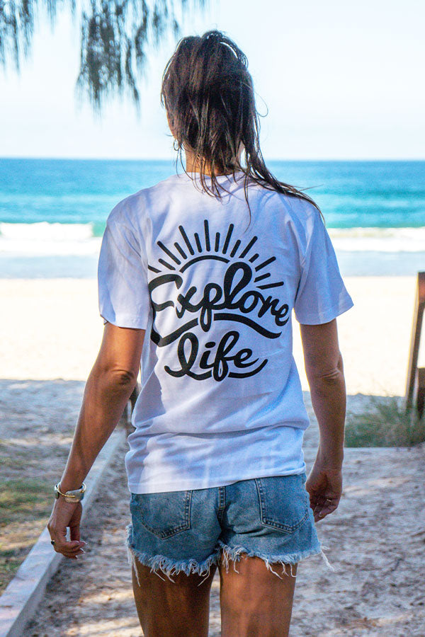 Sunny Days Tee - White