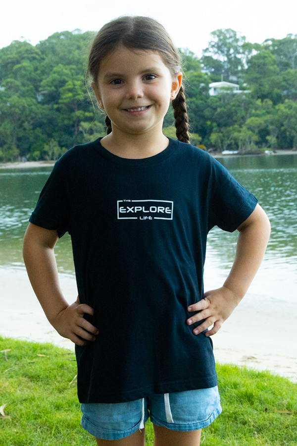 Kids / Youth Explore Life Tee - NAVY