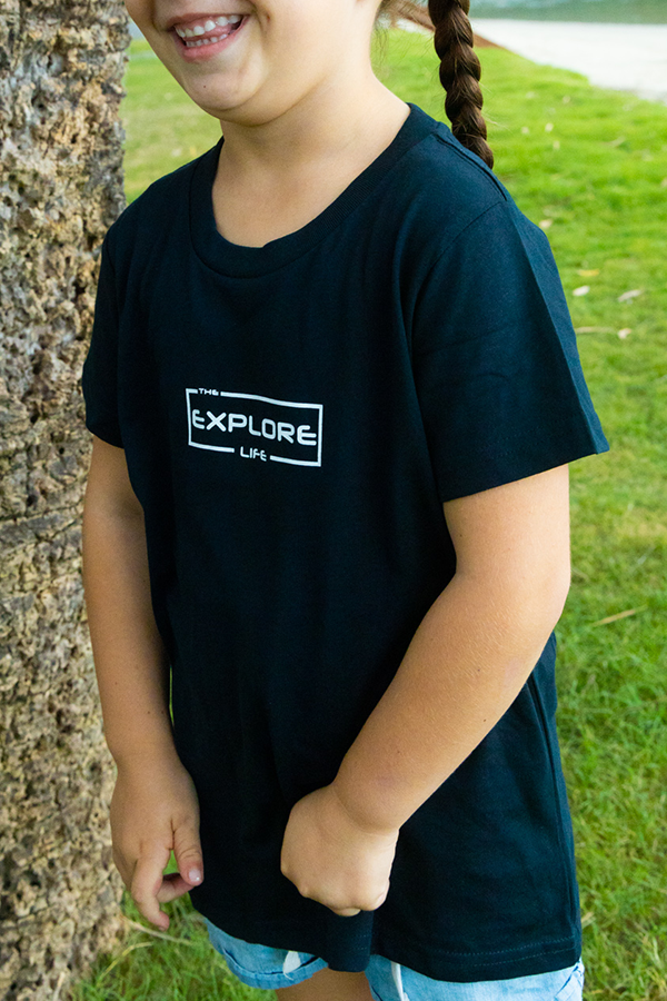 Kids / Youth Explore Life Tee - NAVY