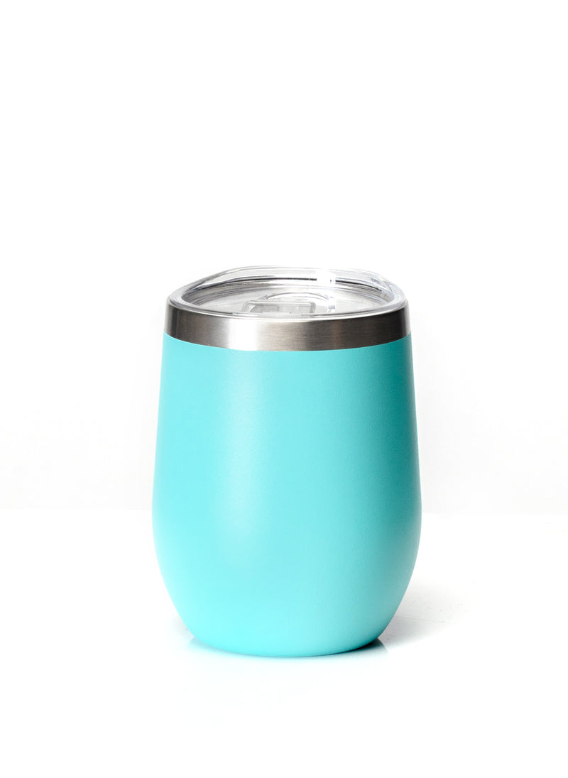 EXPLORE LIFE WINE TUMBLER - TEAL