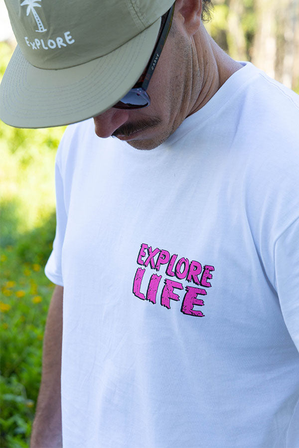 Retro Happy Days - Tee - White
