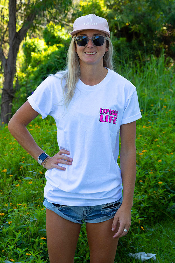 Retro Happy Days - Tee - White