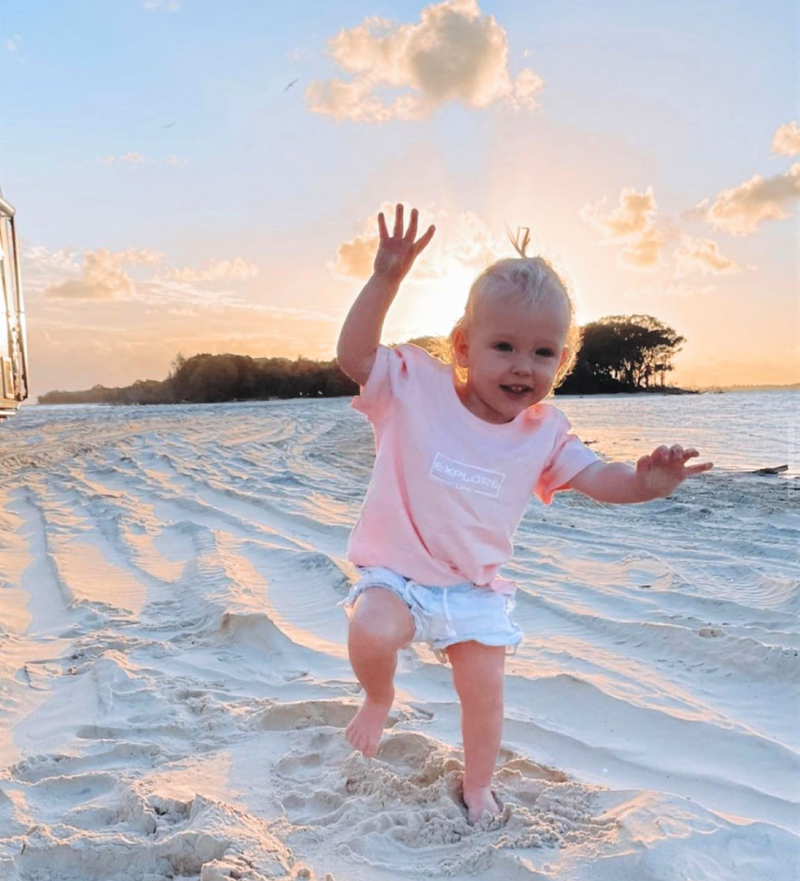 Kids/ Youth Explore Life Tee - Pink