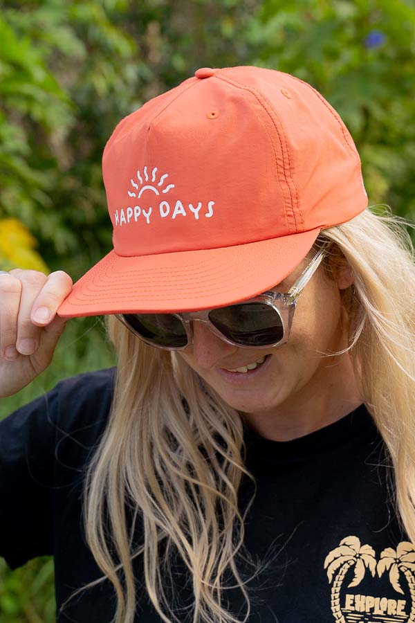 Happy Days Surf Cap - Fire