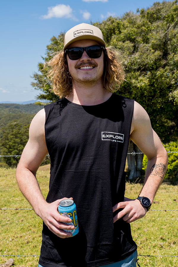 Explore Life Signature Tank - Black