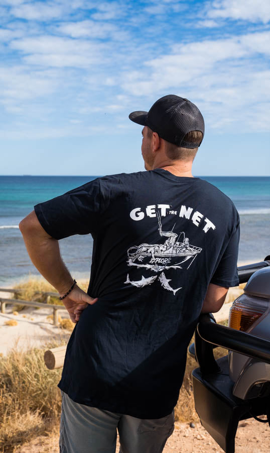 Get the Net Tee - Navy