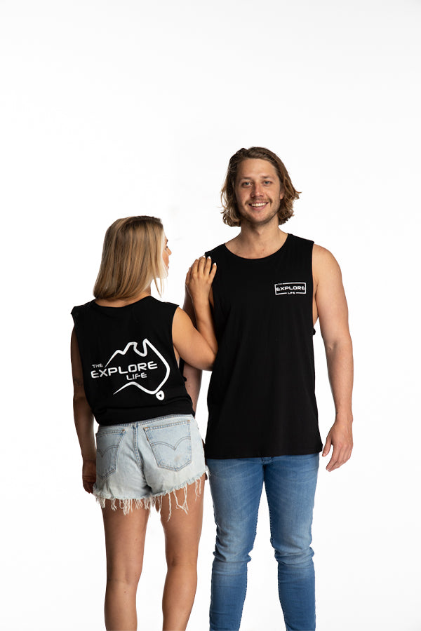 Explore Life Signature Tank - Black