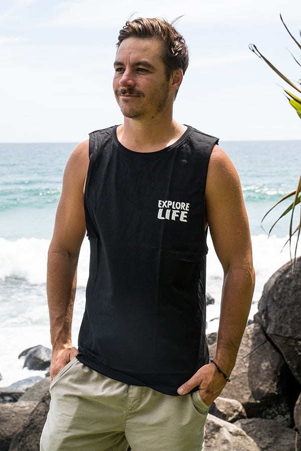 Happy Days Tank - Black