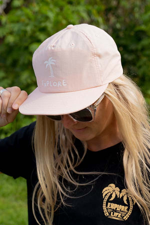Explore Palm Surf Cap - Pale Pink